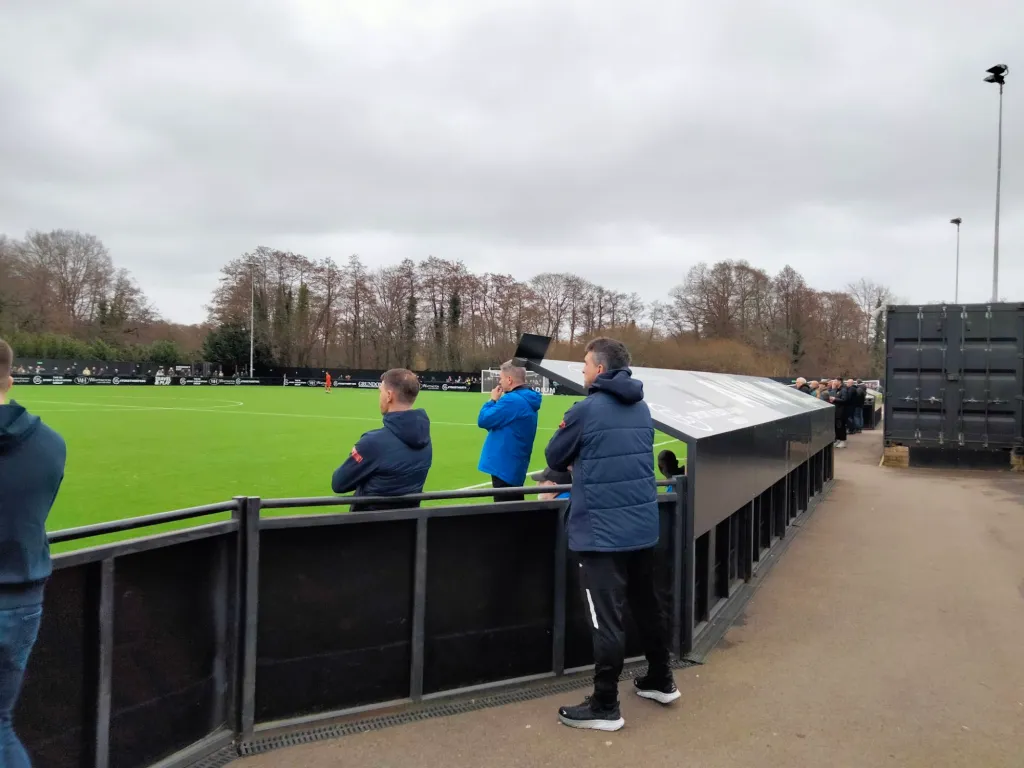 “He’s been training for Marcus Rashford all week. I’m not sure that my half volleys and Bracknell’s pitch are quite what he’s prepared for.”